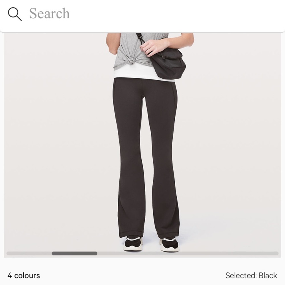 Black yoga pant